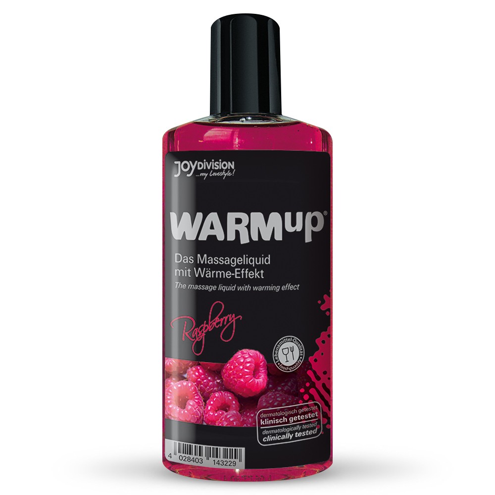 ÓLEO DE MASSAGEM COMESTÍVEL WARMUP 150ML