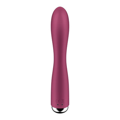 VIBRADOR SPINNING RABBIT 1 VERMELHO SATISFYER