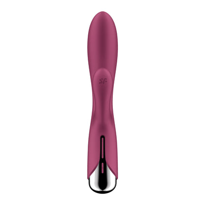 VIBRADOR SPINNING RABBIT 1 VERMELHO SATISFYER