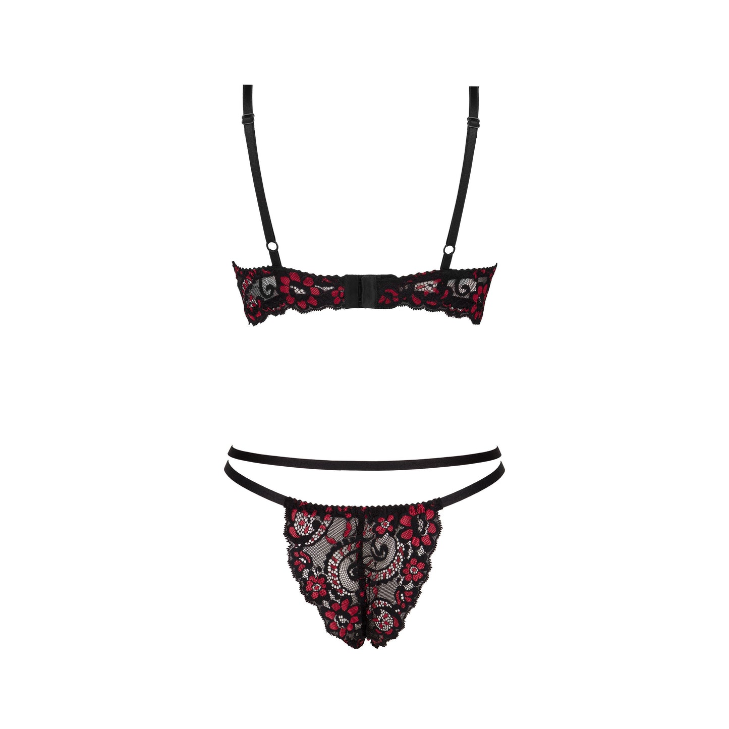 CONJUNTO DE 2 PEÇAS ROSALINDA PRETO BEAUTY NIGHT FASHION