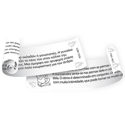 JOGO CORAÇÃO KAMASUTRA EM PORTUGUÊS E GREGO