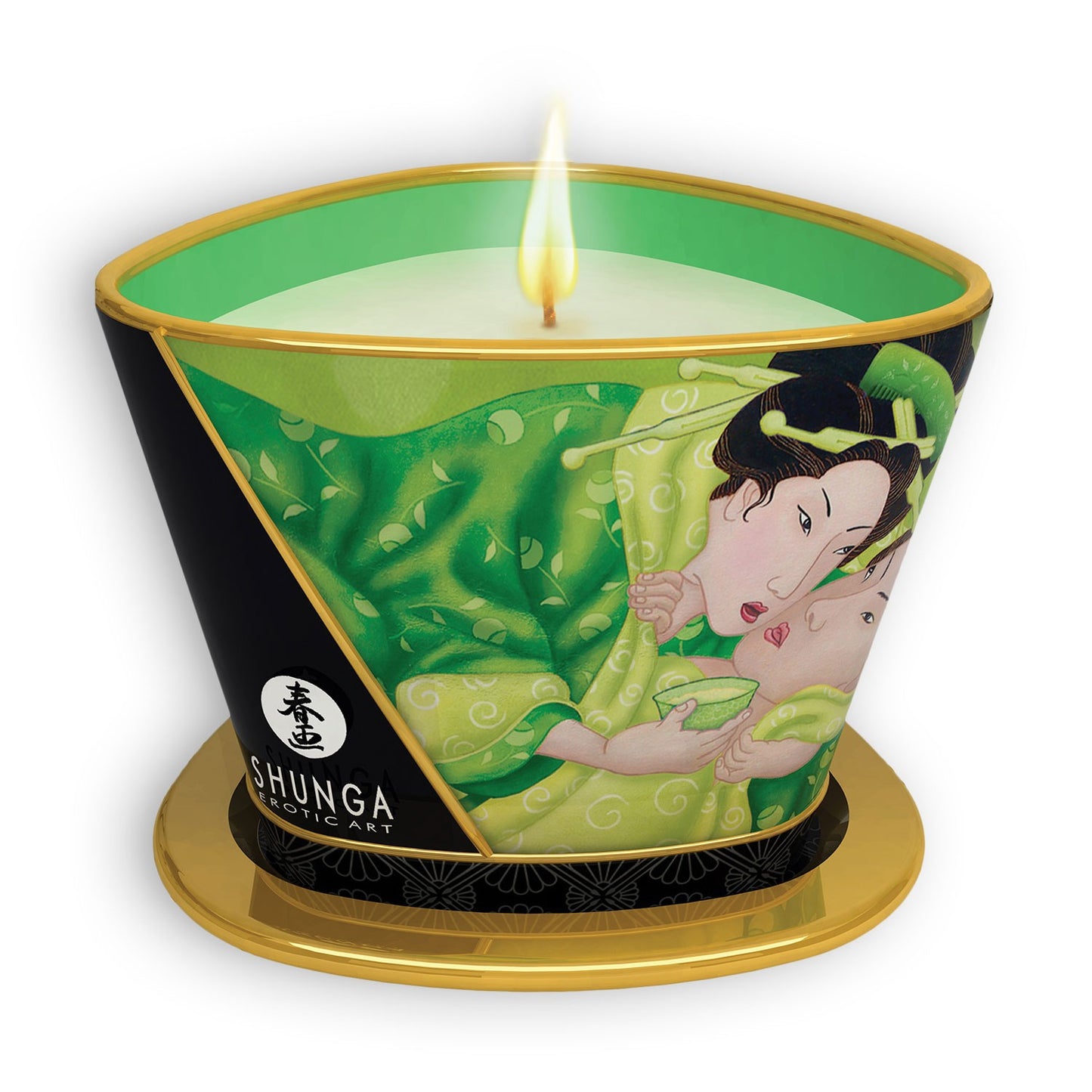VELA DE MASSAGEM SHUNGA LIBIDO CHÁ VERDE  170ML