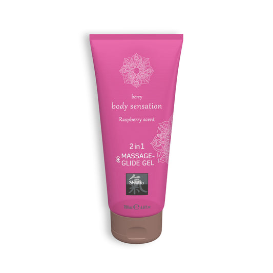 GEL DE MASSAGEM E LUBRIFICANTE 2EM1 SHIATSU™ 200ML
