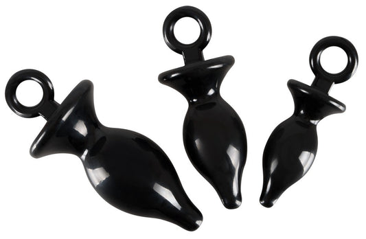 PACK COM 3 PLUGS ANAL TRAINING SET