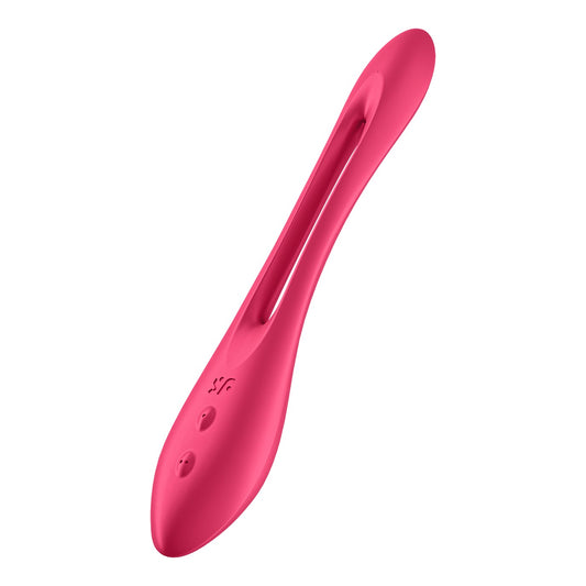 VIBRADOR ELASTIC GAME SATISFYER VERMELHO
