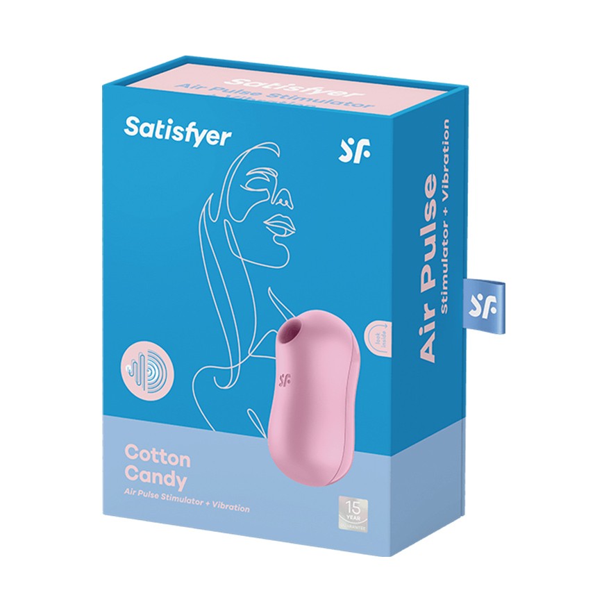 VIBRADOR COTTON CANDY SATISFYER LILÁS por SATISFYER