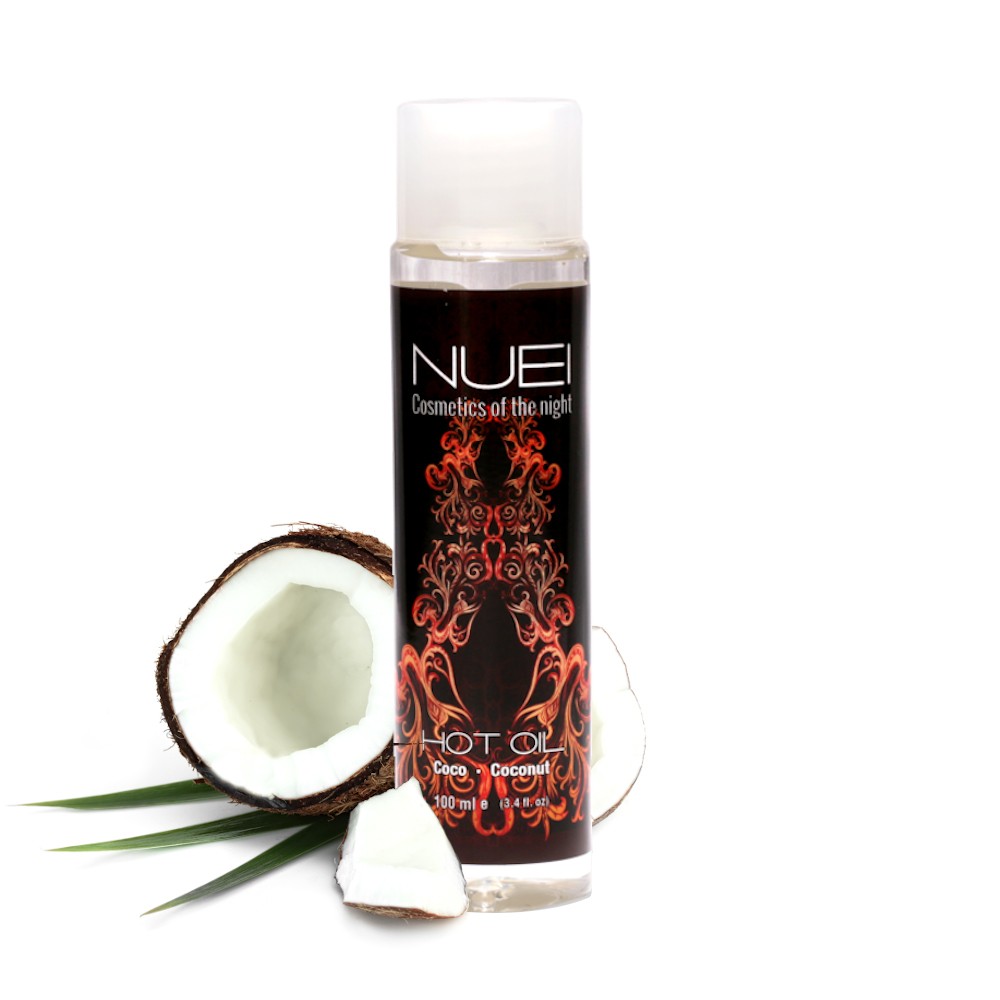 ÓLEO DE MASSAGEM COM EFEITO CALOR  HOT OIL NUEI 100ML
