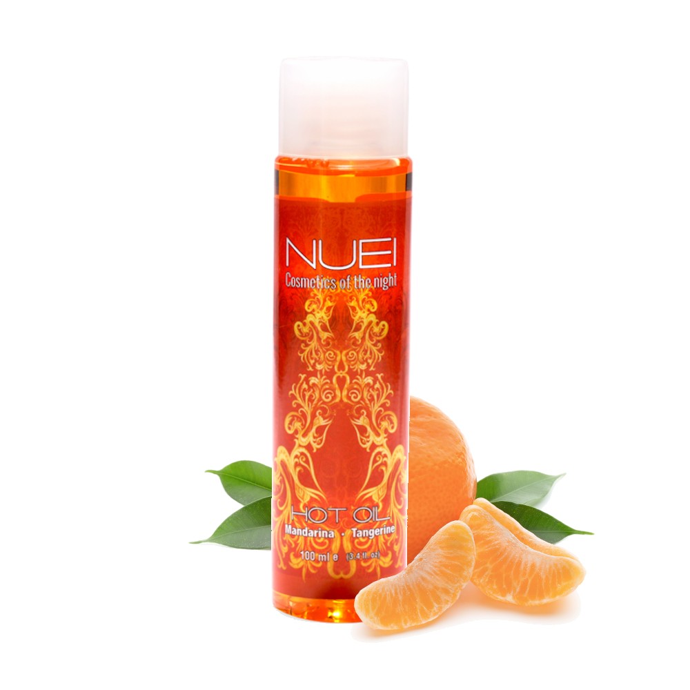ÓLEO DE MASSAGEM COM EFEITO CALOR  HOT OIL NUEI 100ML
