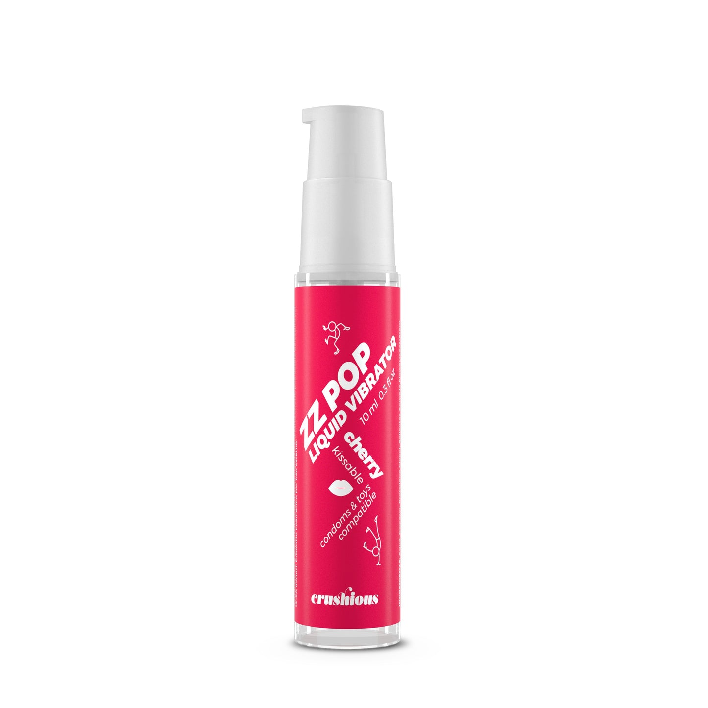VIBRADOR LÍQUIDO ZZ POP COM AROMA 10ML
