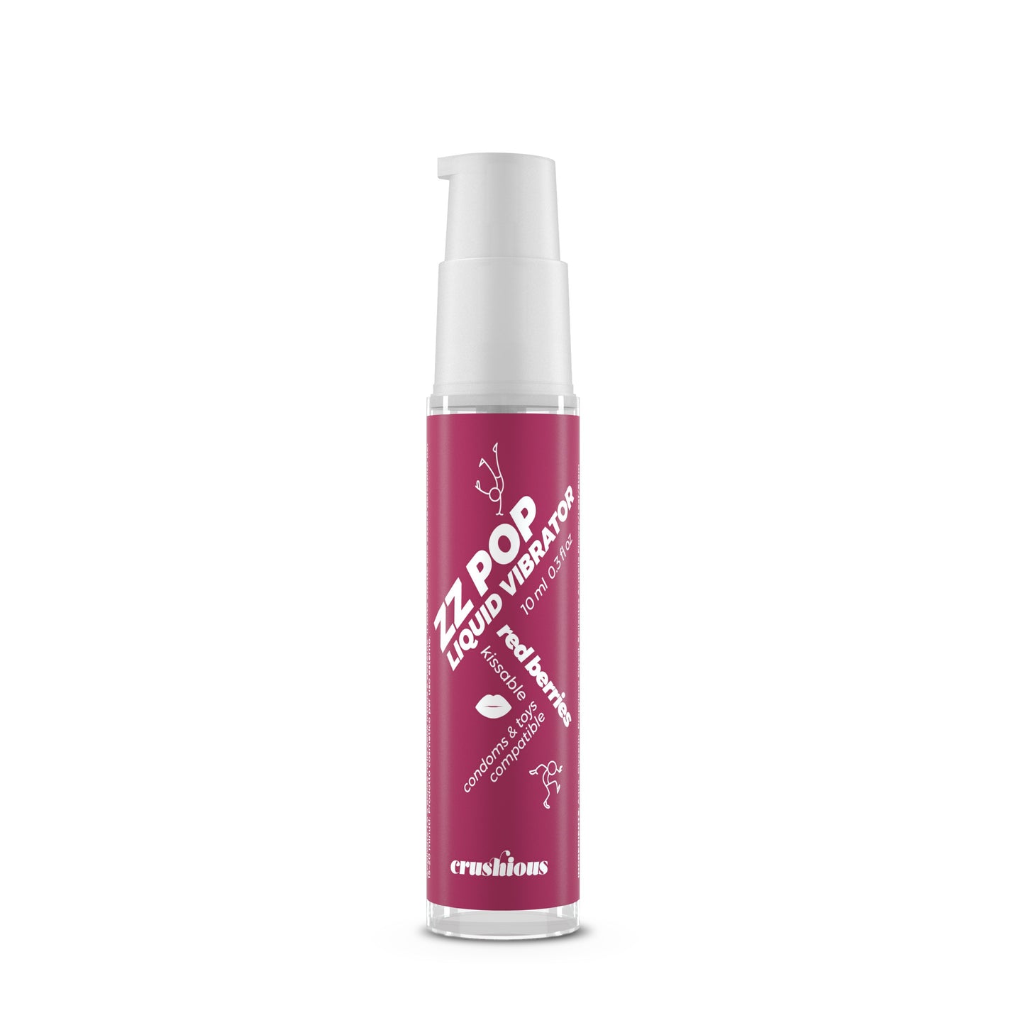 VIBRADOR LÍQUIDO ZZ POP COM AROMA 10ML