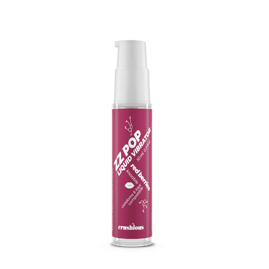 VIBRADOR LÍQUIDO ZZ POP COM AROMA 10ML