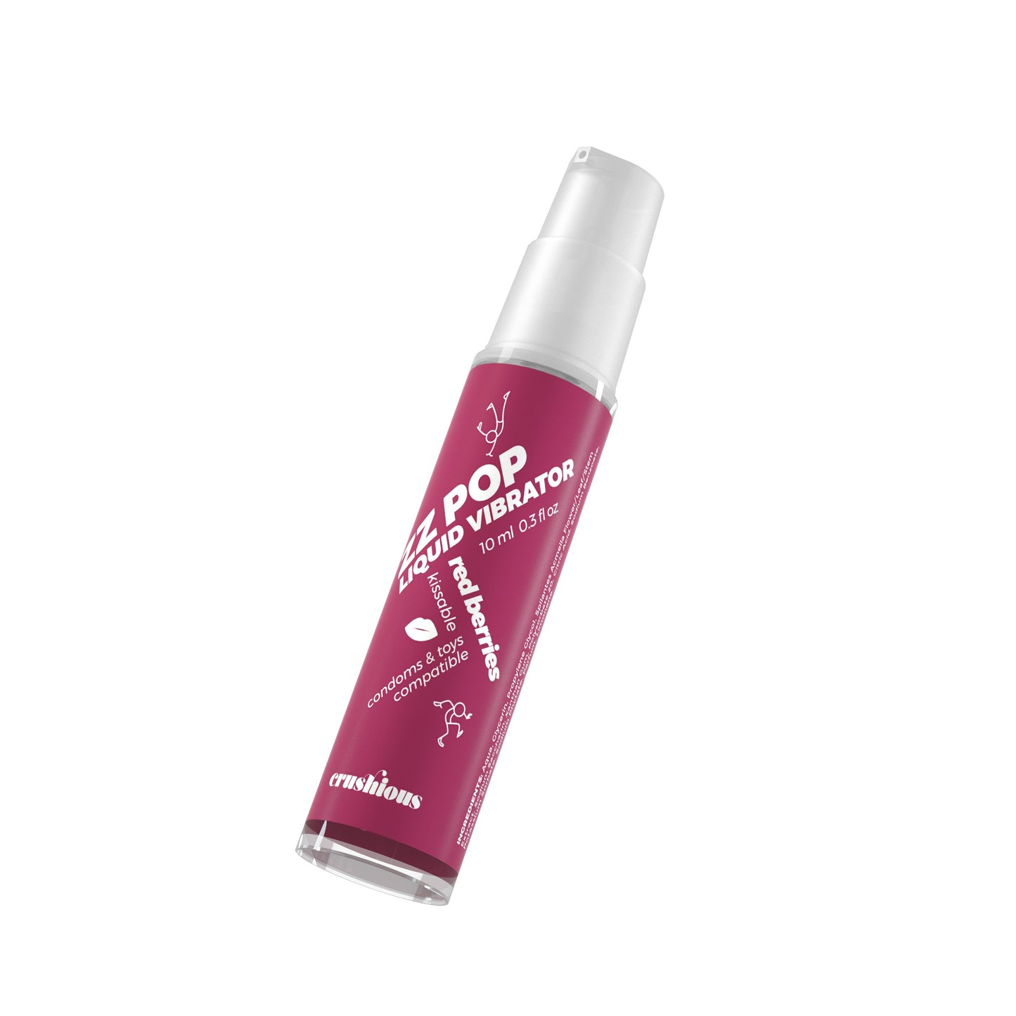 VIBRADOR LÍQUIDO ZZ POP COM AROMA 10ML